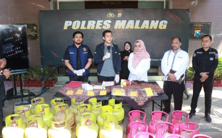 Sindikat Pengoplos LPG Ilegal Diamankan Polisi