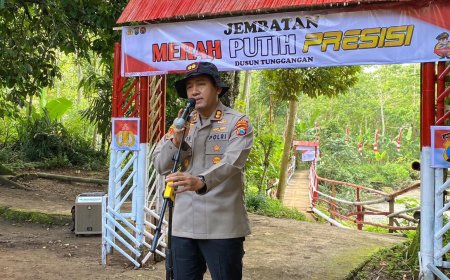 Jembatan Baru Permudah Aktivitas Warga Tiris dan Andungsari