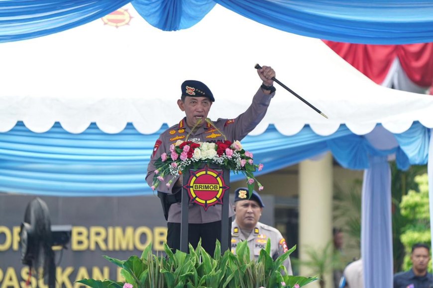 Rakernis Korps Brimob 2026 Dibuka dengan Apel Dipimpin Kapolri