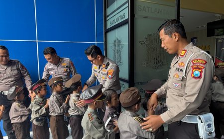 Polisi Sahabat Anak, Anak-anak Belajar Tertib Berlalu Lintas