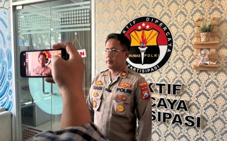 Polrestabes Surabaya Amankan Tersangka Pencurian Sandaran Kursi Besi Fasilitas Umum