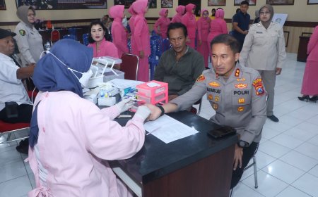 Bakti Kesehatan Jadi Bukti Kehadiran Polres Blitar Kota untuk Masyarakat