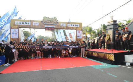 Warga Antusias Ikuti Playon Bersama Polres Magetan
