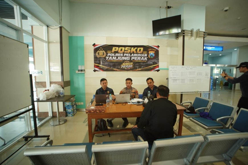 Polres Pelabuhan Tanjung Perak Gerak Cepat, Dirikan Posko Korban KM Virgo Transport 8